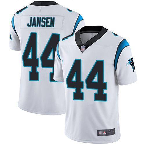 Carolina Panthers Limited White Men J.J. Jansen Road Jersey NFL Football 44 Vapor Untouchable